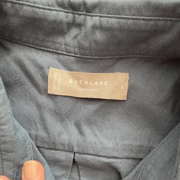 Women's Everlane Blue Button-down - Picture 4 of 4